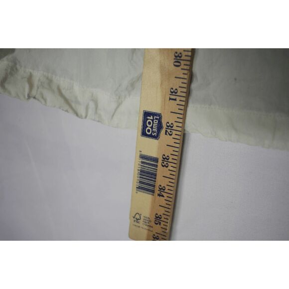 Vintage Adidas Windbreaker Jacket White & Yellow Stripe Logo Large - Picture 12 of 12